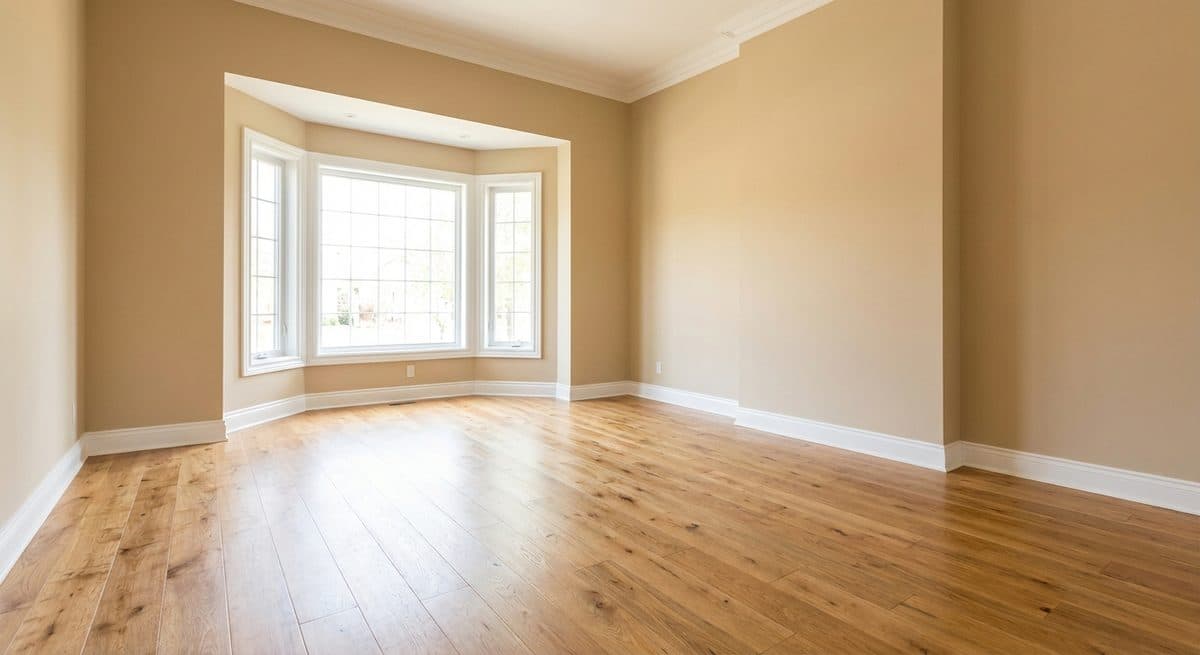 Original empty living room