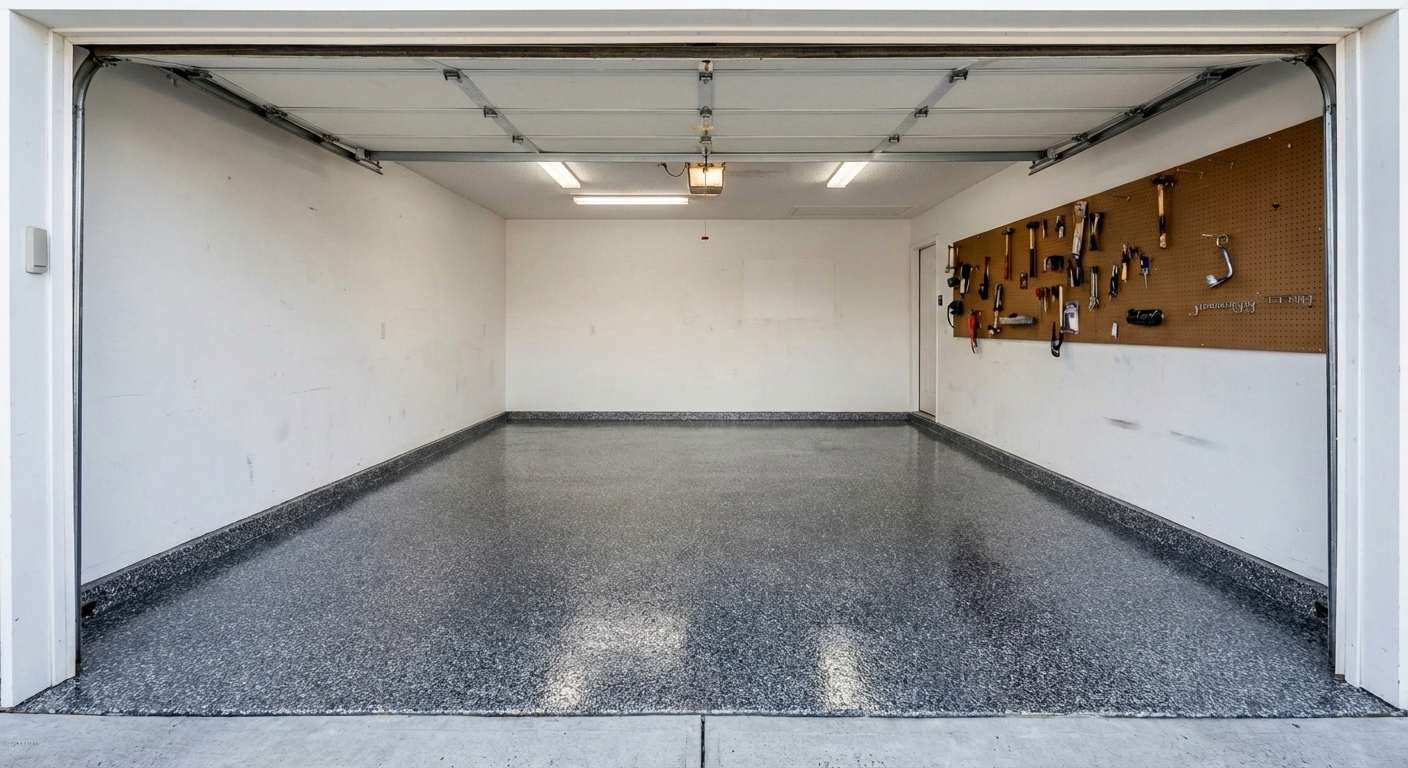 Epoxy coated floor