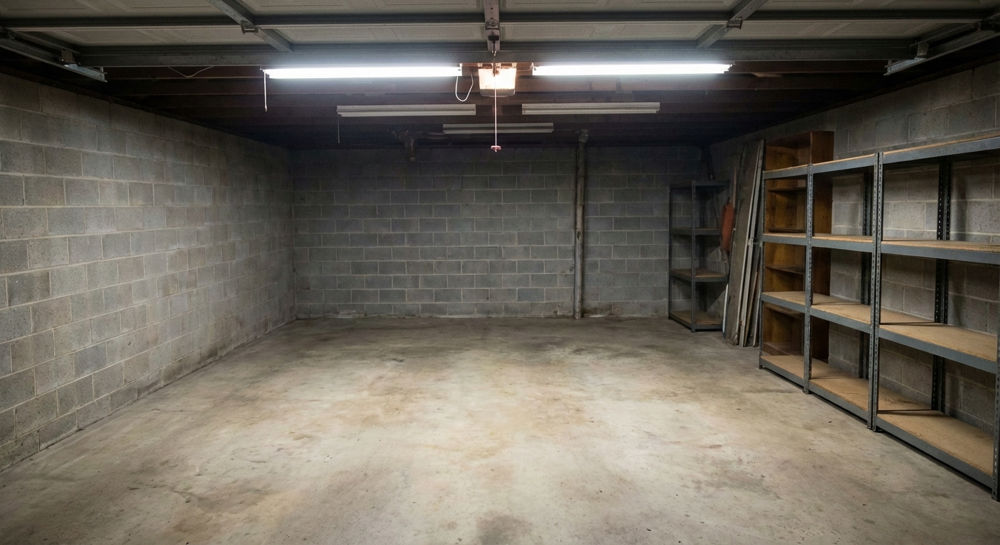 Cleared and clean