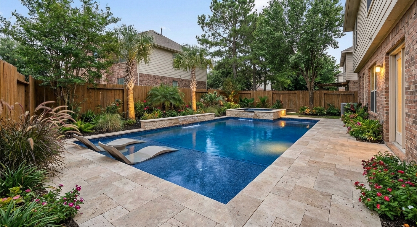 Pool & spa installed
